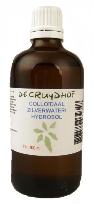 Colloidaal Zilverwater Hydrosol Uitwendig 100ml