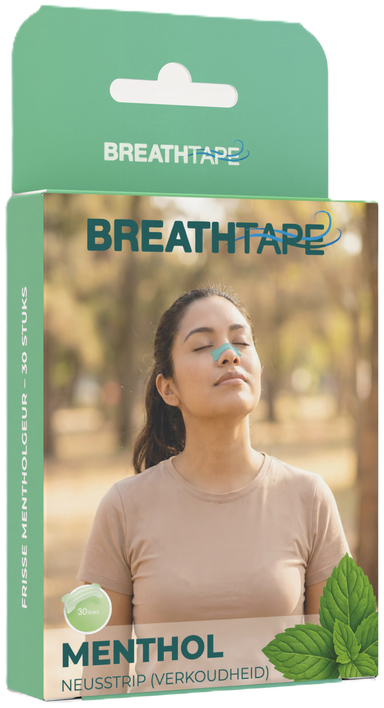 Breathtape Menthol Neusstrips 30 stuks