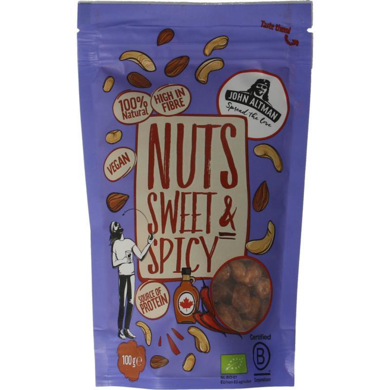 Mixed nuts sweet & spicy bio 100g