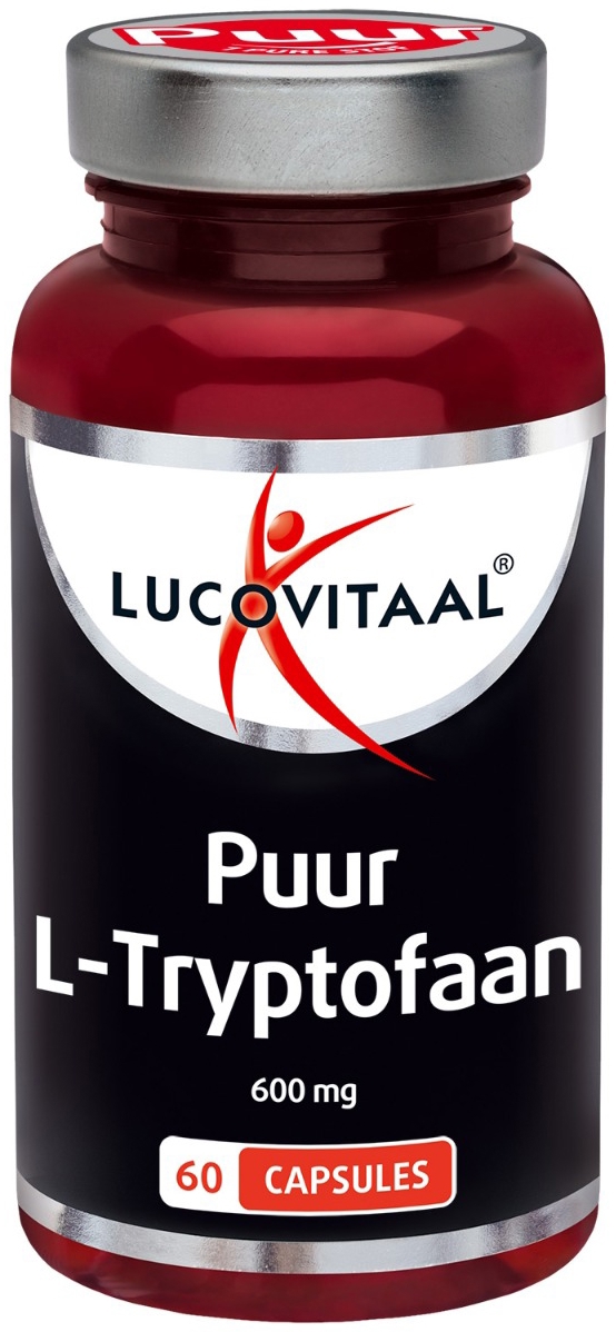 Lucovitaal L-Tryptofaan Puur 600 mg 60 Caps
