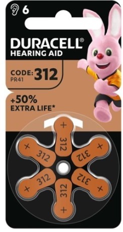 Hearing Aid DA312 6 Stuks
