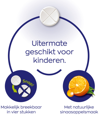 Vitakruid Calcium 400 & D3 uit Rode Alg 90 Kauwtabletten