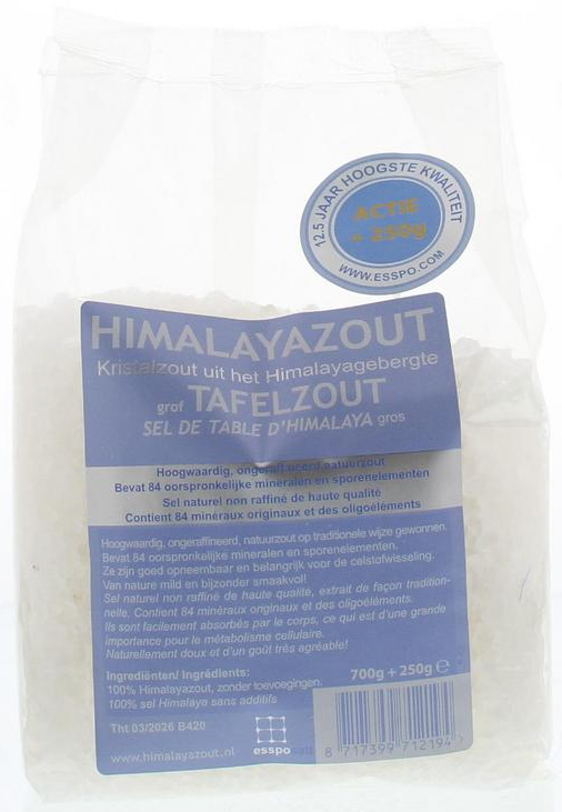 Himalayazout Grof Tafelzout Wit 950 Gram