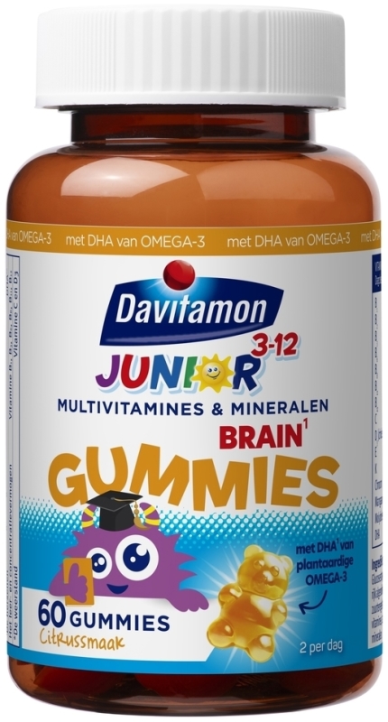 Multivitamines + Omega 3 Junior 60 Stuks