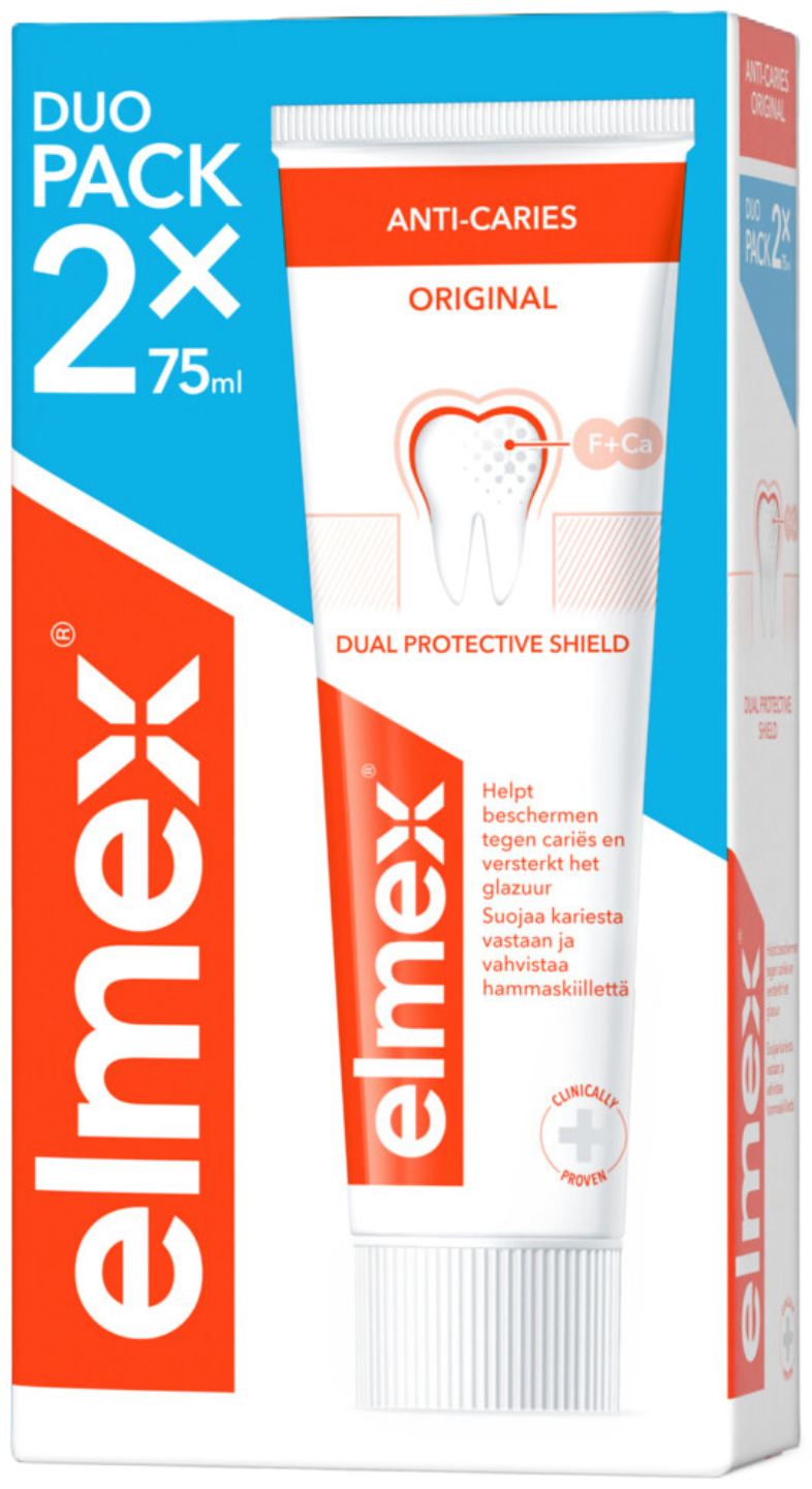 Elmex Tandpasta Anti-Cariës Duopack 2x75 ml