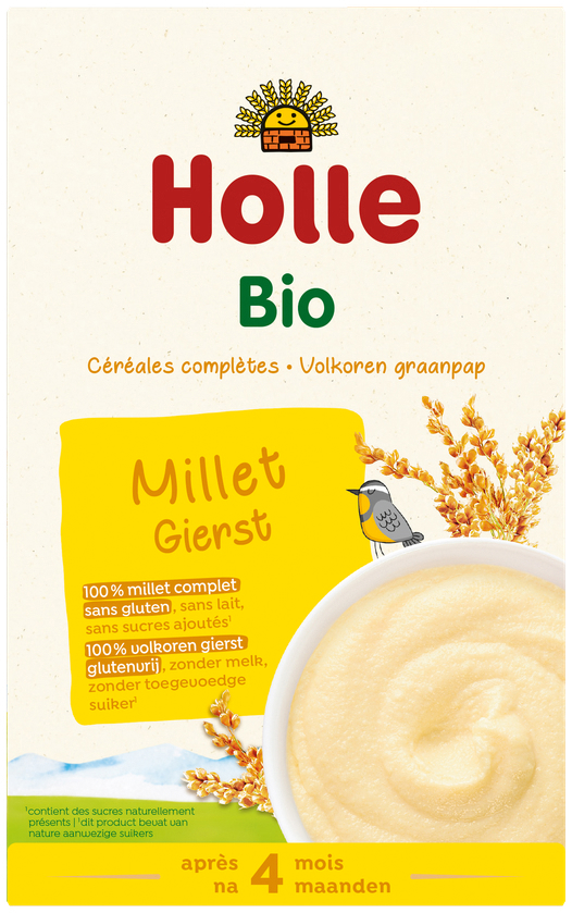 Holle Bio-babypap Gierst 4+ 250 Gram 250gram