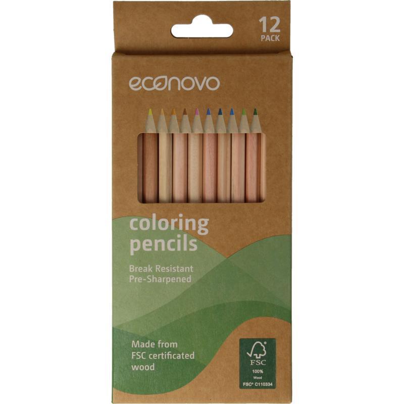 Potloden FSC gekleurd 12st