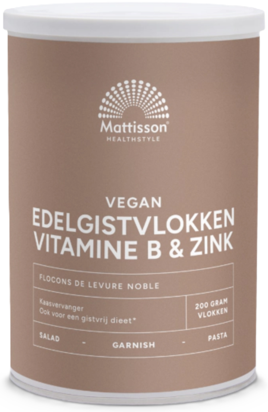 Mattisson Edelgistvlokken Vitamine B12 + Zink 200 Gram