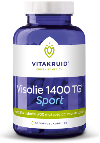 Vitakruid Visolie 1400 TG Sport met D3 90 Softgels