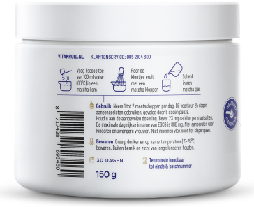 Vitakruid Collageen Solugel Matcha 150 Gram