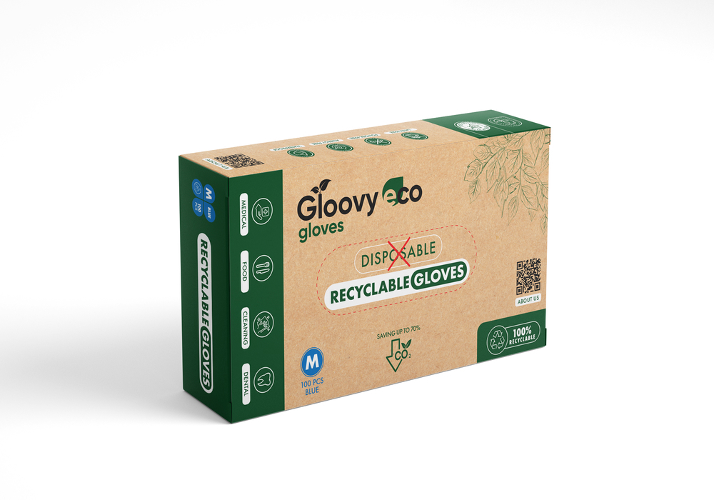 Gloovy Eco Handschoenen Blw M 100st
