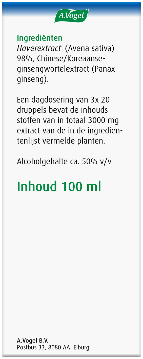 A.Vogel Avena sativa (nacht) rust druppels 100ml