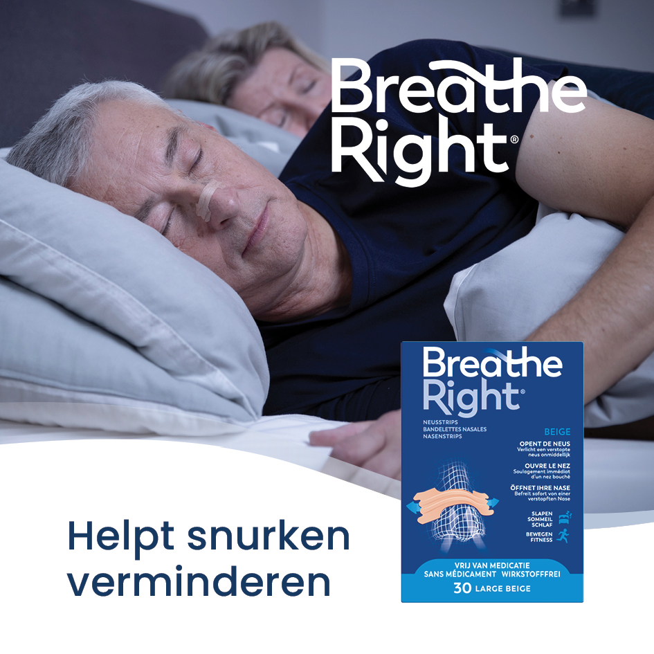 Breathe Right Neusstrips Large Beige 30 Stuks