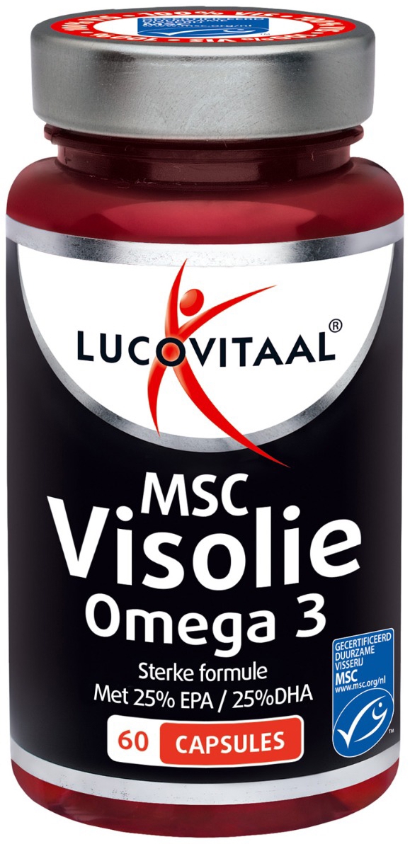 Lucovitaal Msc Visolie Omega 3 60caps