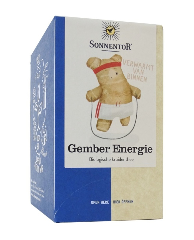 Gember Energie Thee Bio 18 Stuks