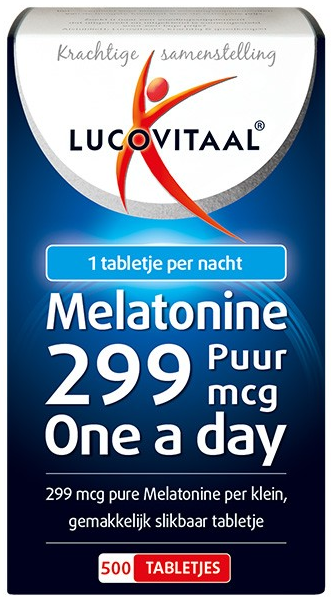 Melatonine Puur 299 MCG 500 Tabletten
