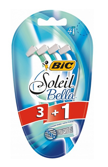 Scheermesjes Soleil Bella 4 stuks