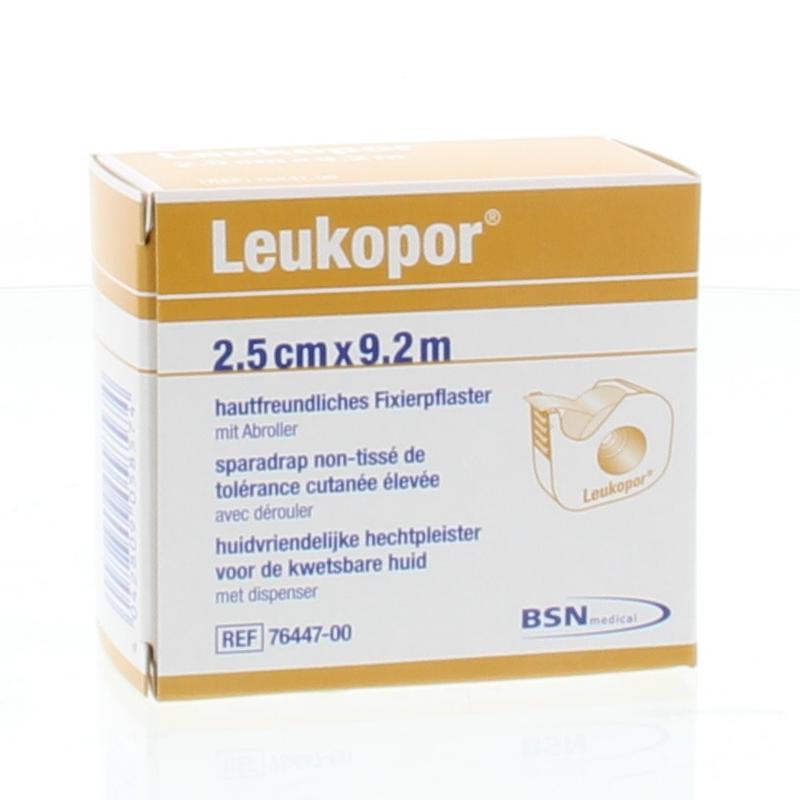 Leukoplast Hechtpleister non-woven 9.2m x. 2.5cm 9.2m