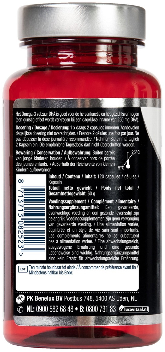 Lucovitaal Omega 3 Vetzuren 120 Capsules