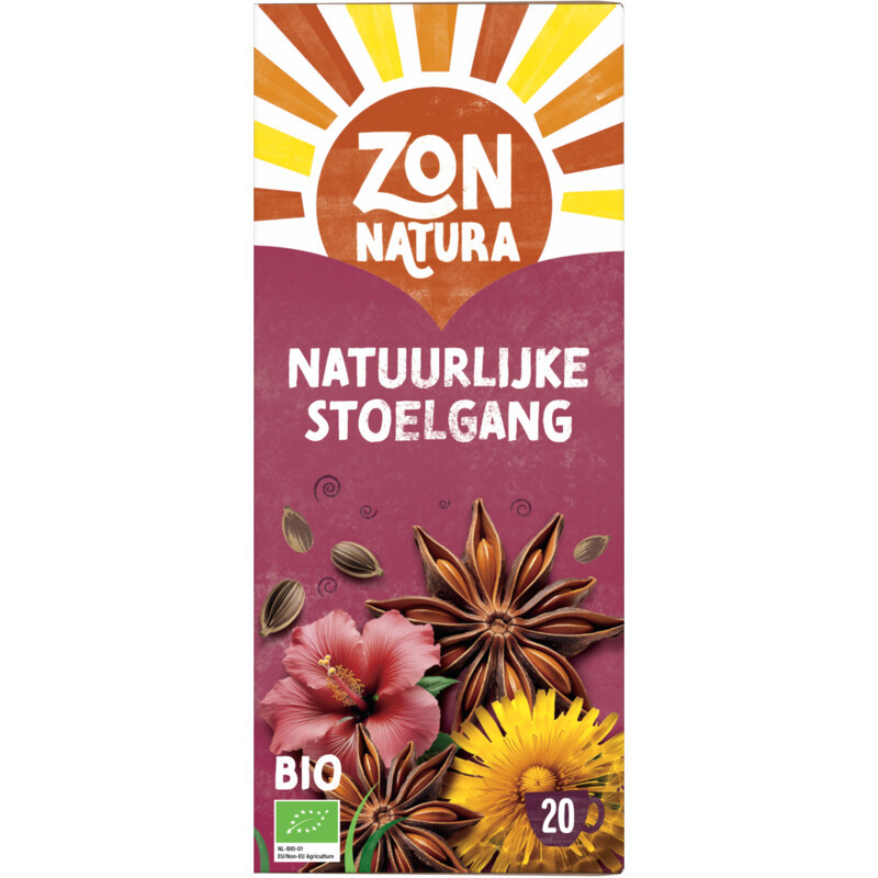 Natuurlijke Stoelgang Kruideninfusie 20 stuks