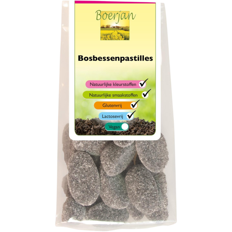 Bosbessen Pastilles 150 gram