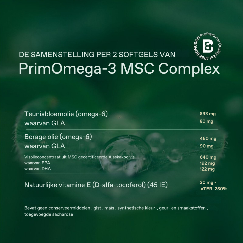 Bonusan PrimOmega-3 MSC Complex 60 Softgels