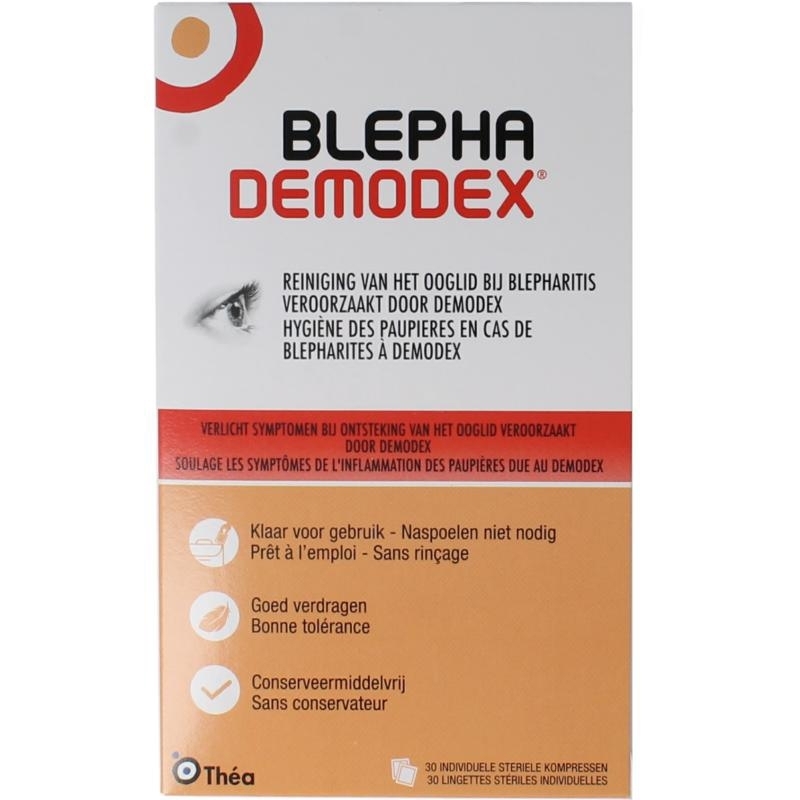 Blephademodex reinigingstissues 30st