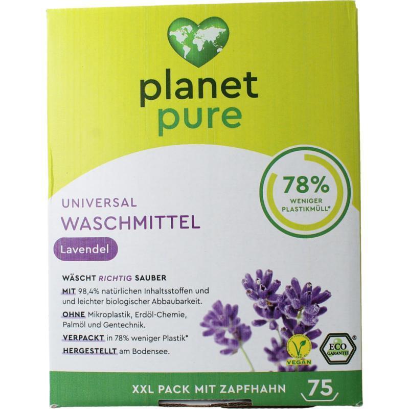 Planet Pure Wasmiddel vloeibaar universeel lavendel 3000ml