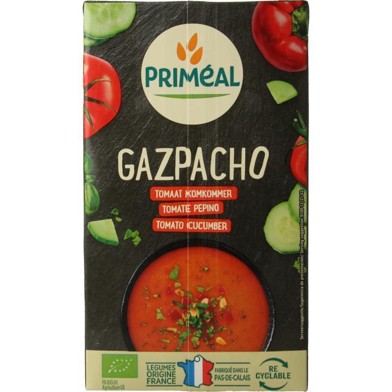 Primeal Gaspacho Tomaat Komkommer Bio 1000 ML