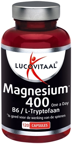 Lucovitaal Magnesium 400mg L-Tryptofaan 120 capsules
