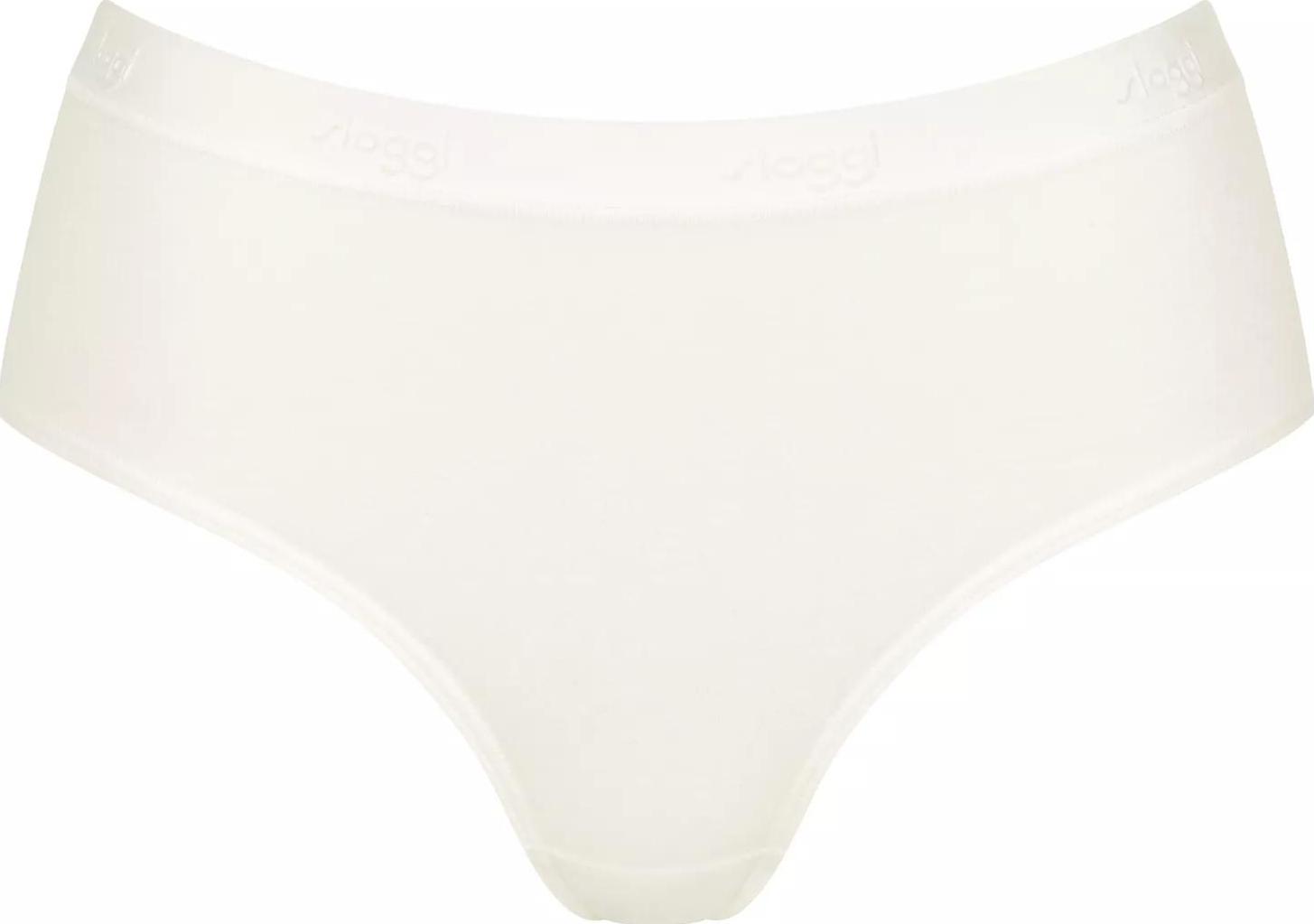 Sloggi Go Casual Dames Midi 2-Pack Silk White