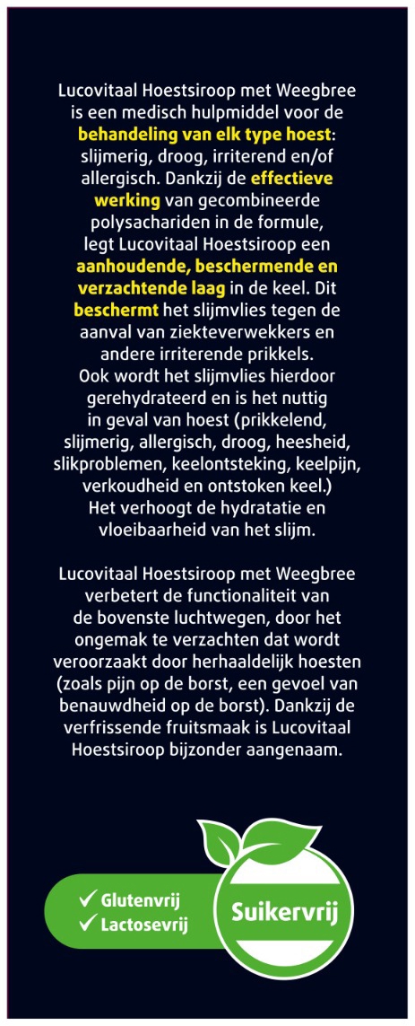 Lucovitaal Hoest Siroop 3 In 1 120 ML