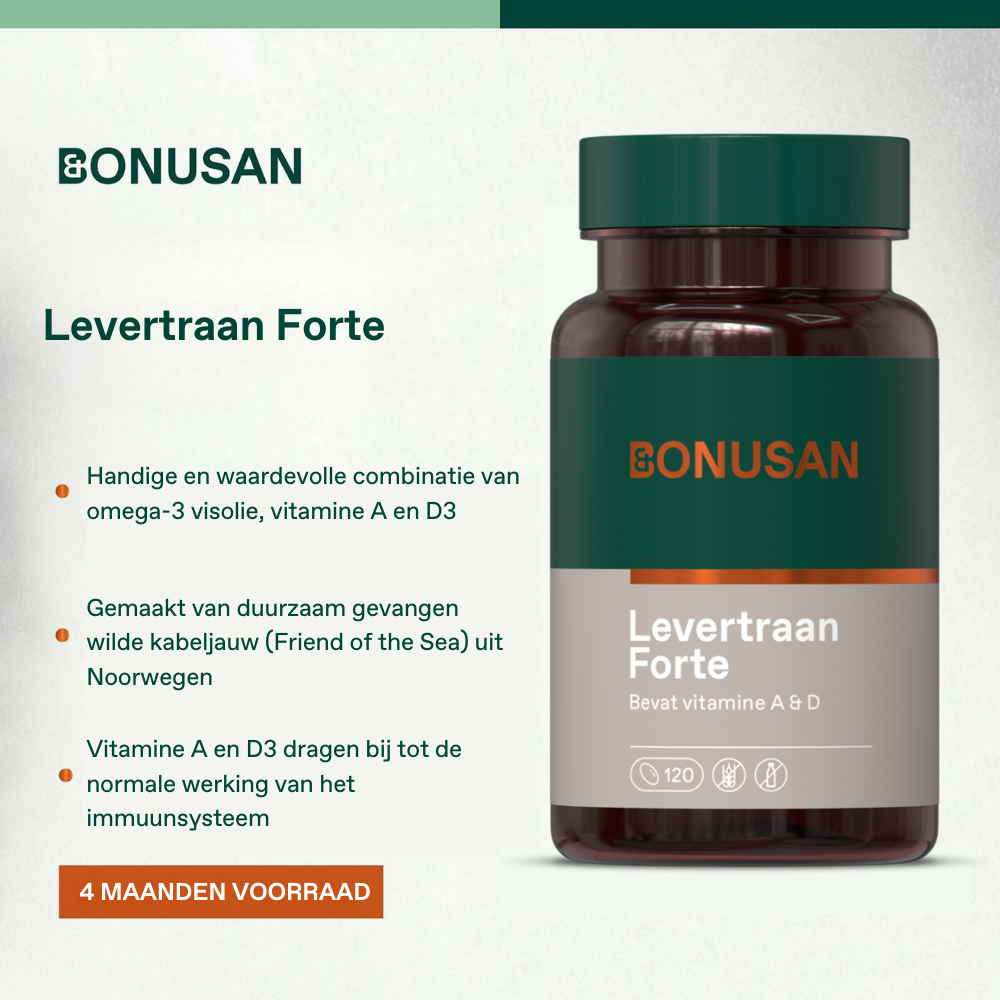Bonusan Levertraan Forte 120 Softgels