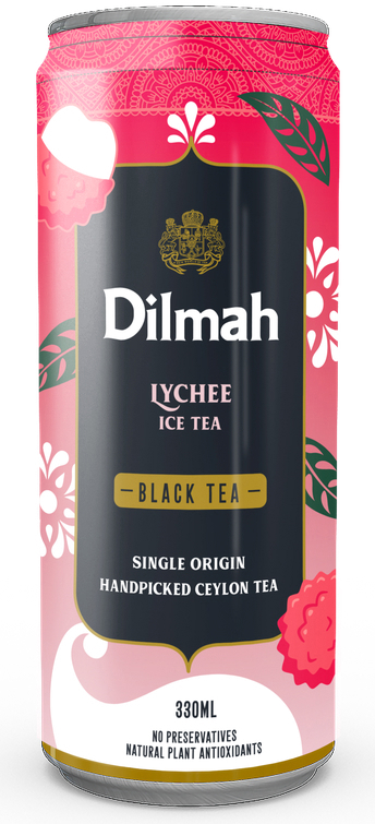Dilmah Lychee Zwarte Ijsthee 330ml