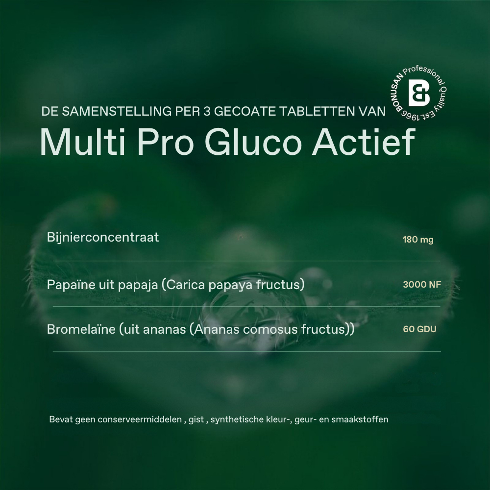 Bonusan Multi Pro Gluco Actief 120 Tabletten