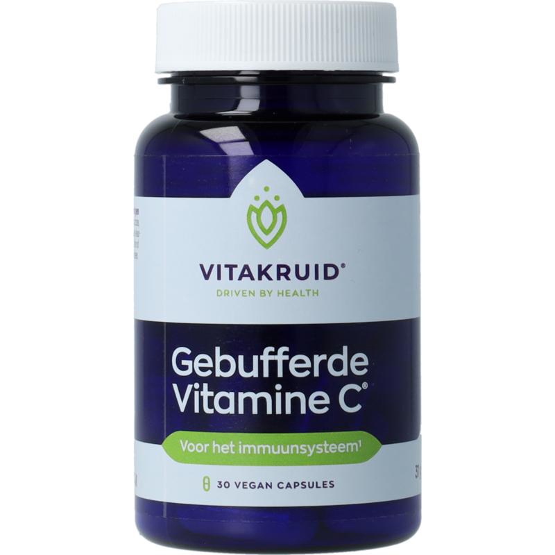 Vitakruid Gebufferde Vitamine C 30 vega capsules