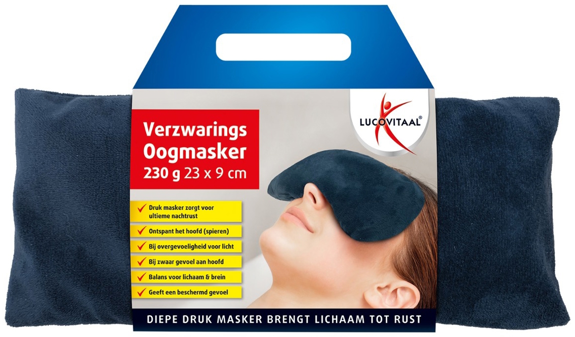 Lucovitaal Verzwaringsoogmasker 1 stuk