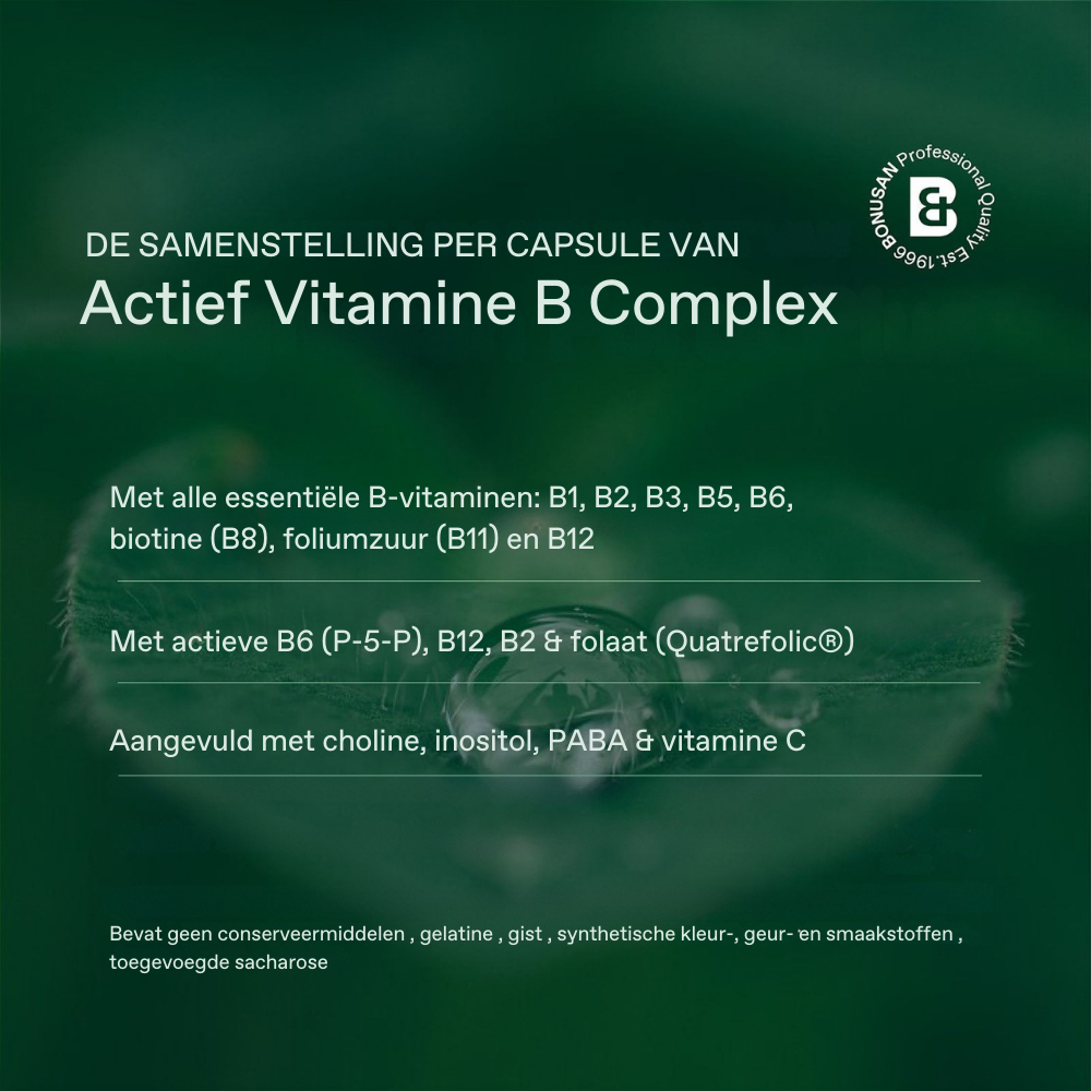 Bonusan Actief vitamine B Complex 60 Capsules