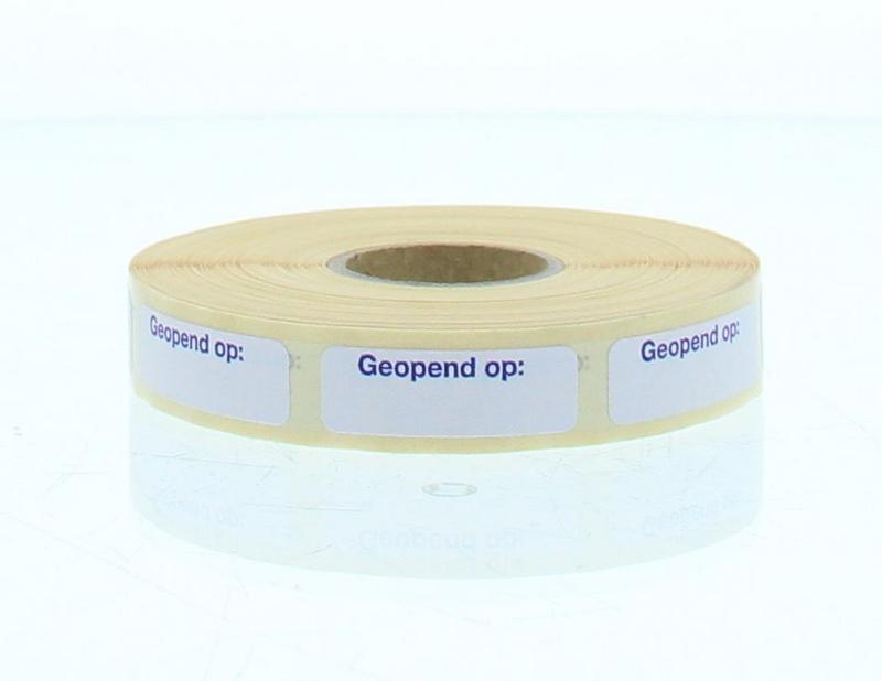 Sticker geopend op 1000st