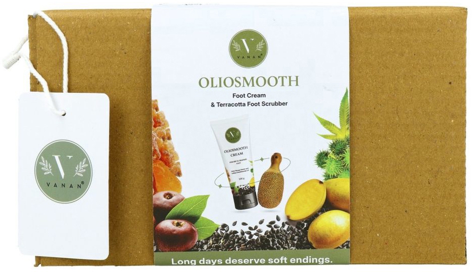 Vanan Oliosmooth Bundle, Voetcreme en Voetvijl 100 gram