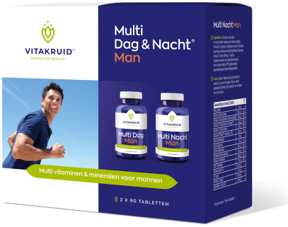 Vitakruid Multi Dag & Nacht Man 180 tabletten