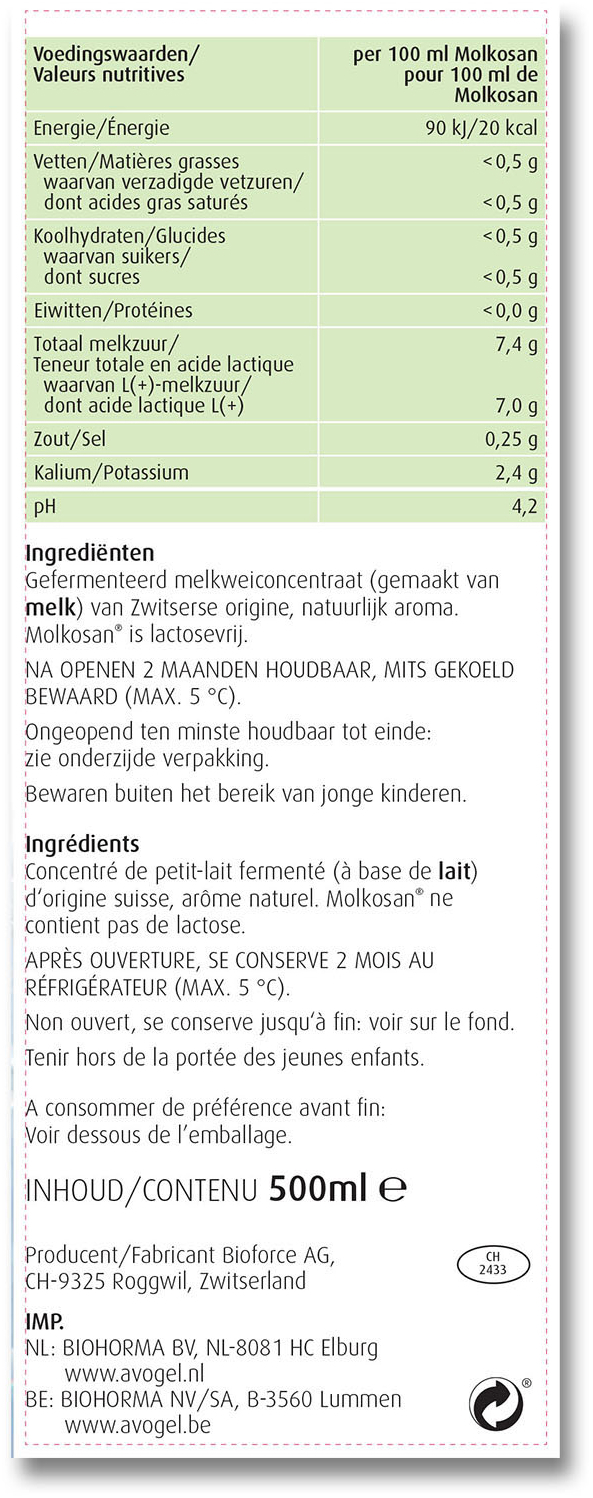 A.Vogel Molkosan drank 500ml