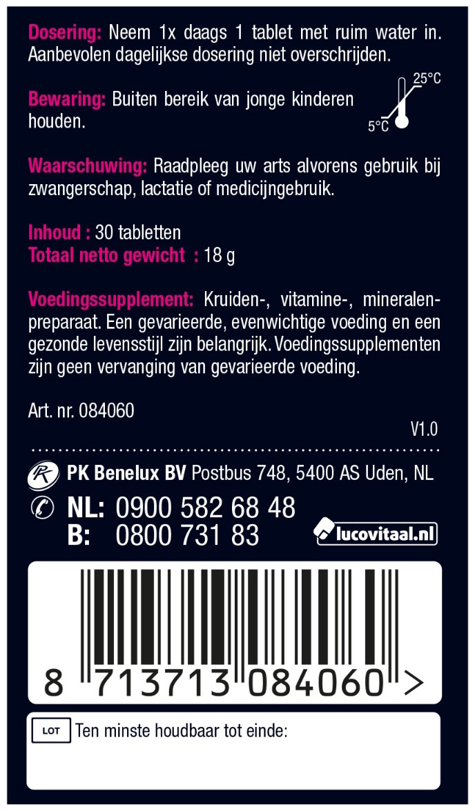 Lucovitaal Libido Support Vrouw 30 Tabletten