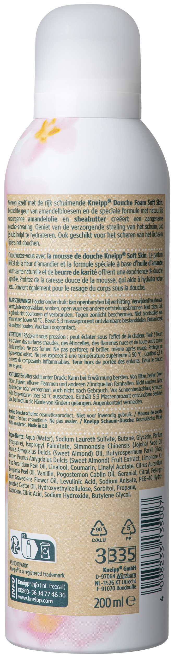 Kneipp Douche Foam Amandelbloesem 200ml