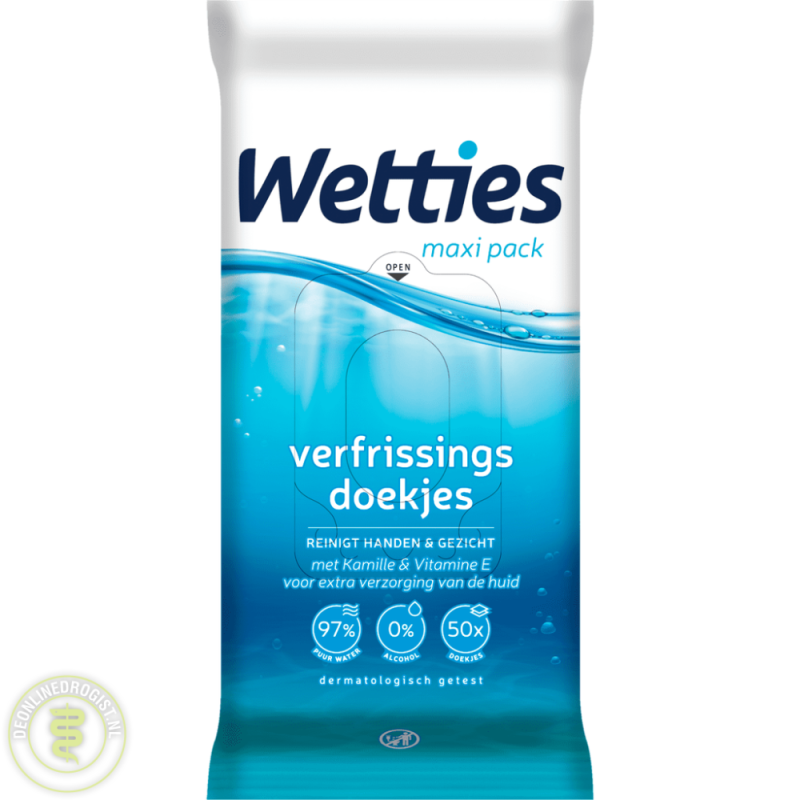 Verfrissingsdoekjes Maxipack 50st