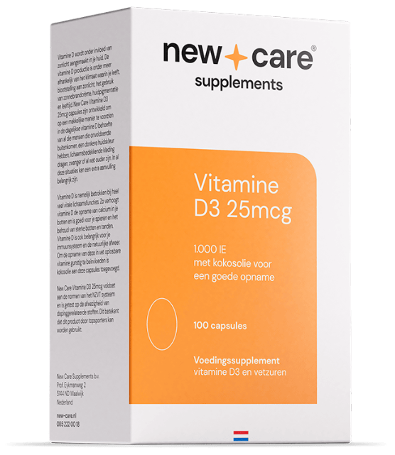Vitamine D3 25mcg 100 capsules