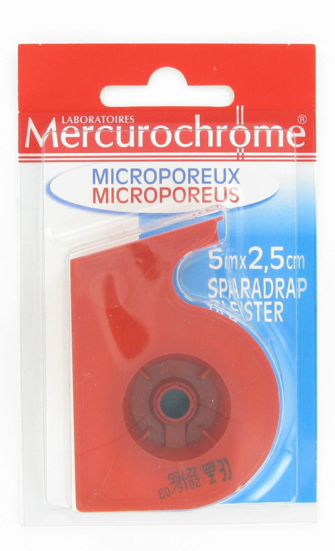 Pleisters Microporeus 5mx2,5cm 1 stuk