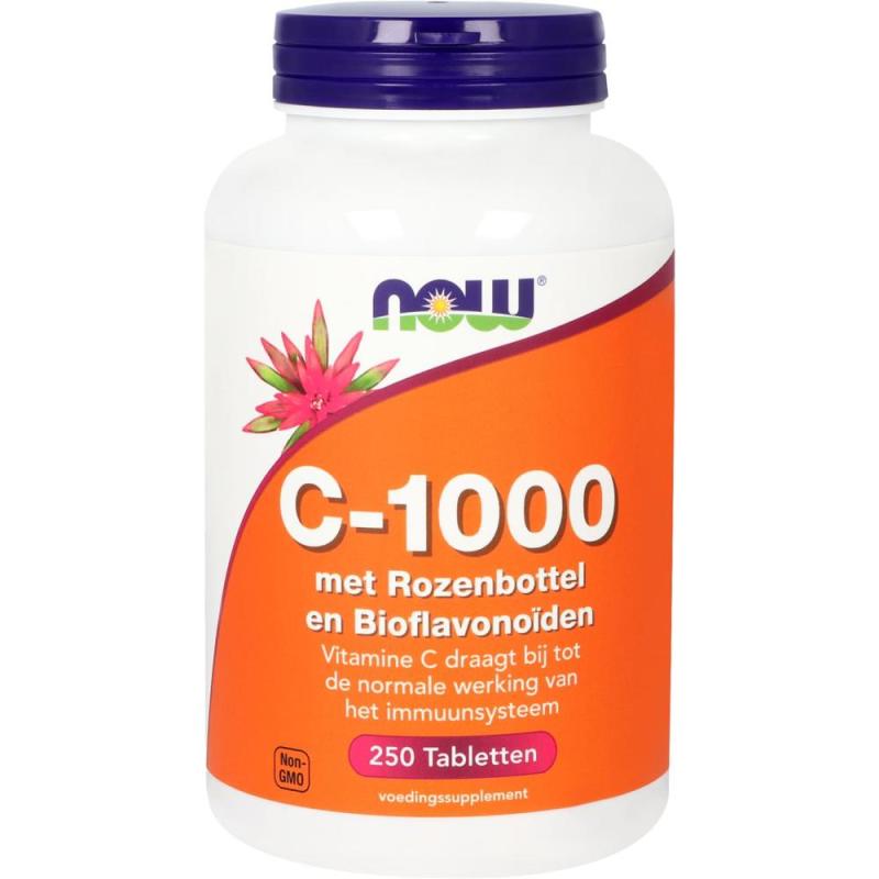 C-1000 met Rozenbottel & Bioflavonoïden 250 tabletten