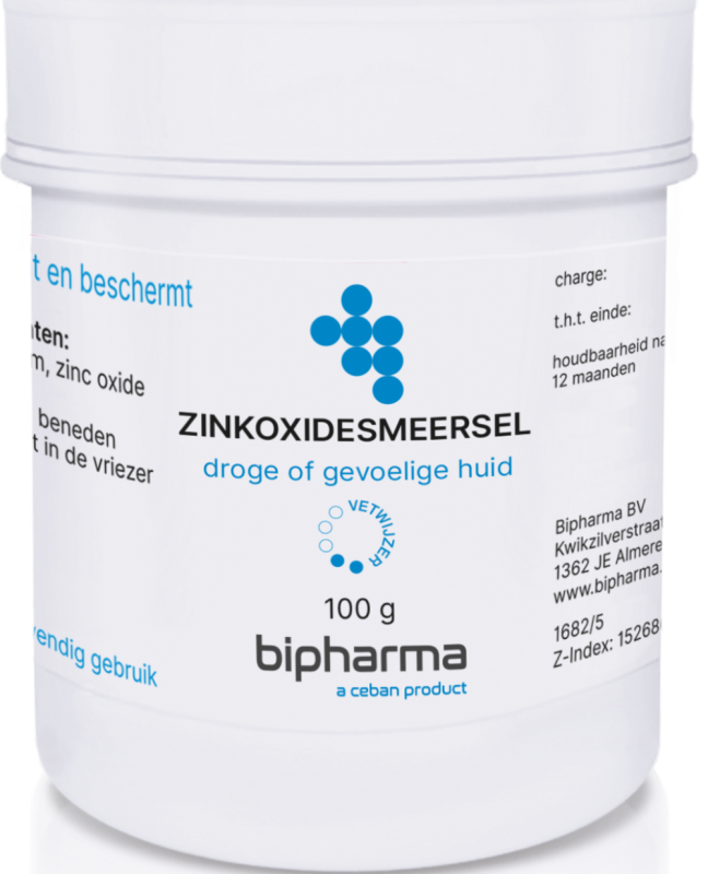 Zinkoxidesmeersel  100 gram