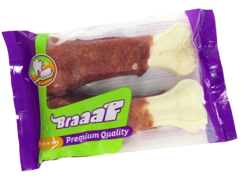 Braaaf Pressed Duck Bones 12.5 Cm (2 Pcs)